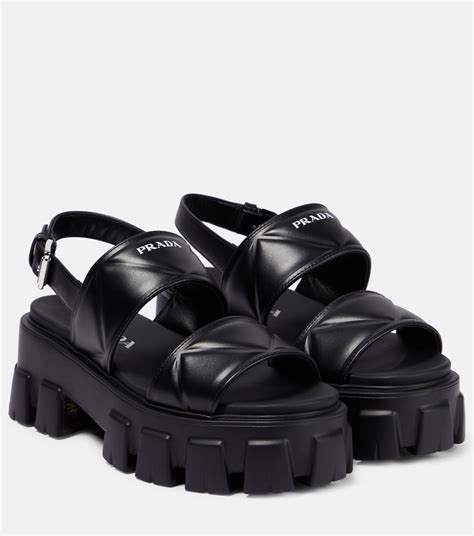 prada block|prada platform sandals.